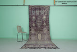 Vintage Moroccan Rug 4.3 x 11.7 ft | Authentic Berber Design