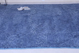 Beni Ourain Moroccan rug - Blue Berber handmade carpet - custom Rug