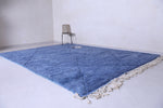 Beni Ourain Moroccan rug - Blue Berber handmade carpet - custom Rug