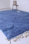 Beni Ourain Moroccan rug - Blue Berber handmade carpet - custom Rug