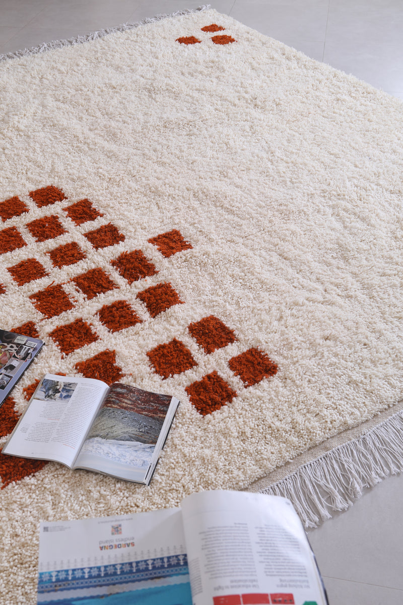 Custom area rug - Checkered rug - Moroccan Wool rug - new rugs