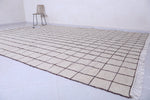 Flat woven kilim rug - Grid Moroccan rug