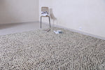 Moroccan solid rug - Handmade Berber area rug