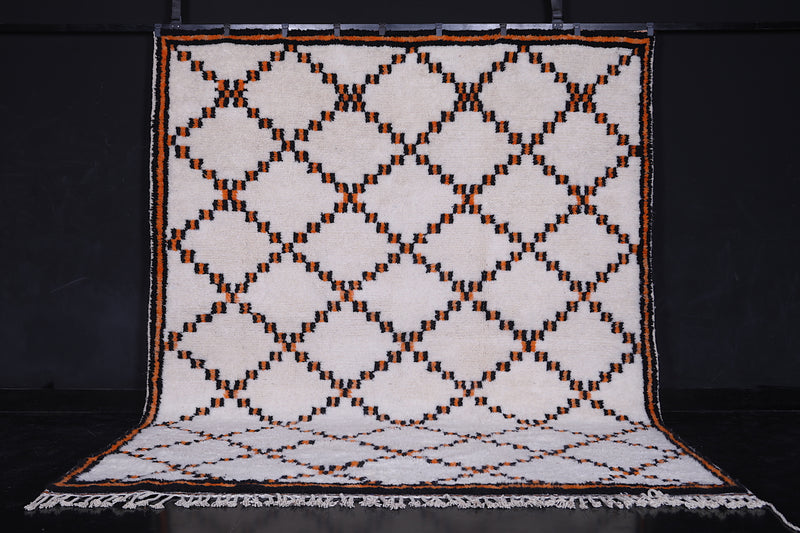 Trellis Moroccan rug - Azilal wool rug - Moroccan area rug - custom moroccan rugs