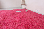 Beni Ourain Moroccan rug - Berber Red carpet - Custom Rug