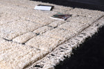 Handmade Beniourain rug - Berber rug - Wool rug