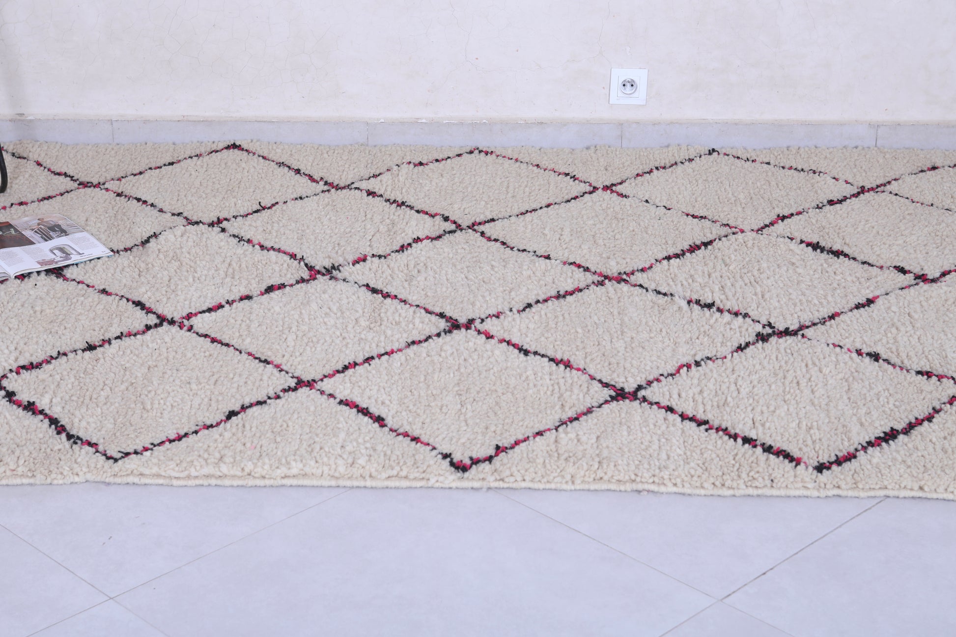 Custom handmade moroccan rug runner - Entryway berber carpet