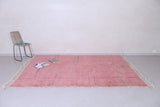 Pink Moroccan rug - Contemporary rug - Custom Wool rug