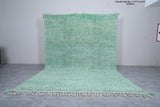 Green Moroccan rug 7.7 X 11.5 Feet