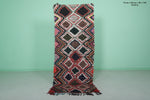 Runner Boucherouite rug 3 x 7.3 Feet