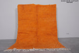 Orange Beni Ourain Rug - 6.2 x 8 Feet | Moroccan Handmade