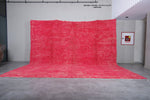 Pink Moroccan rug 13.7 X 13.4 Feet