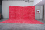 Pink Moroccan rug 13.7 X 13.4 Feet