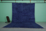 Blue Moroccan Rug - 10.1 x 14.7 Feet | Oversized Handwoven Carpet