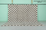 Checkered Moroccan Rug - 10 x 9.6 Feet | Handcrafted Wool Rug