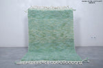 Green Moroccan rug Green 3.2 X 4.9 Feet