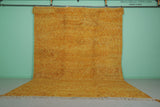 Yellow Moroccan rug 10.9 X 13.8 Feet