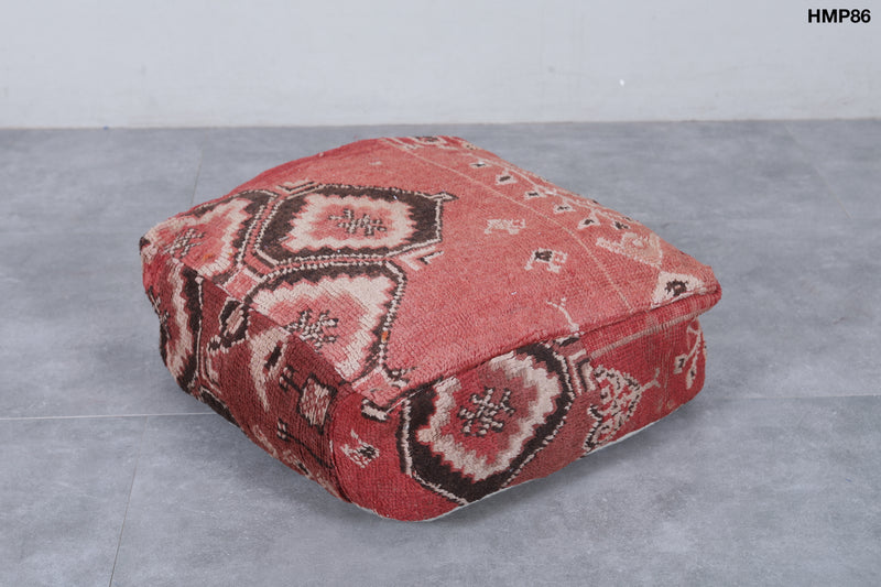 Moroccan handmade old ottoman pouf