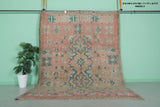 Vintage Moroccan Rug 7.1 FT X 8.9 FT