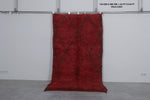 Moroccan Red Rug 4.6 X 9.8 Feet – Plush Handwoven Elegance