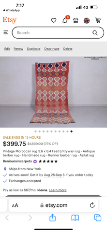 Moroccan rug