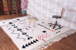 Beni ourain Moroccan Rug - Custom Berber Rug - Wool rug