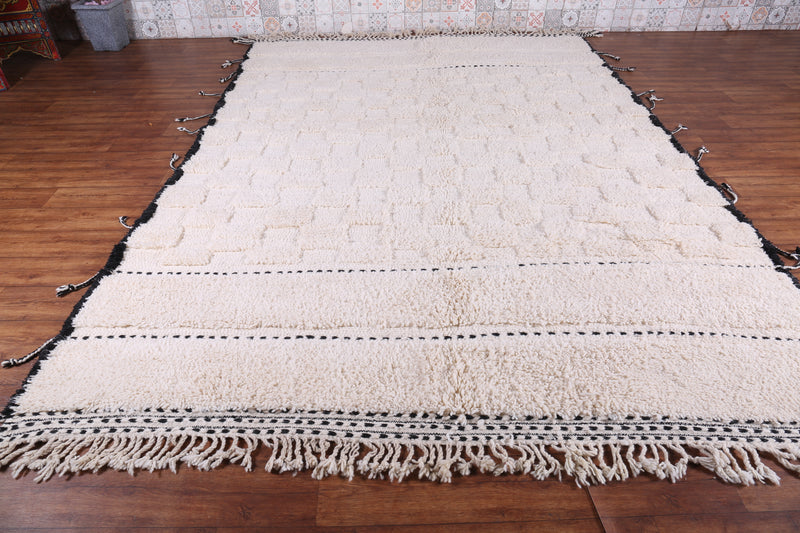 Handmade Beni ourain rug - Authentic Moroccan Berber Rug