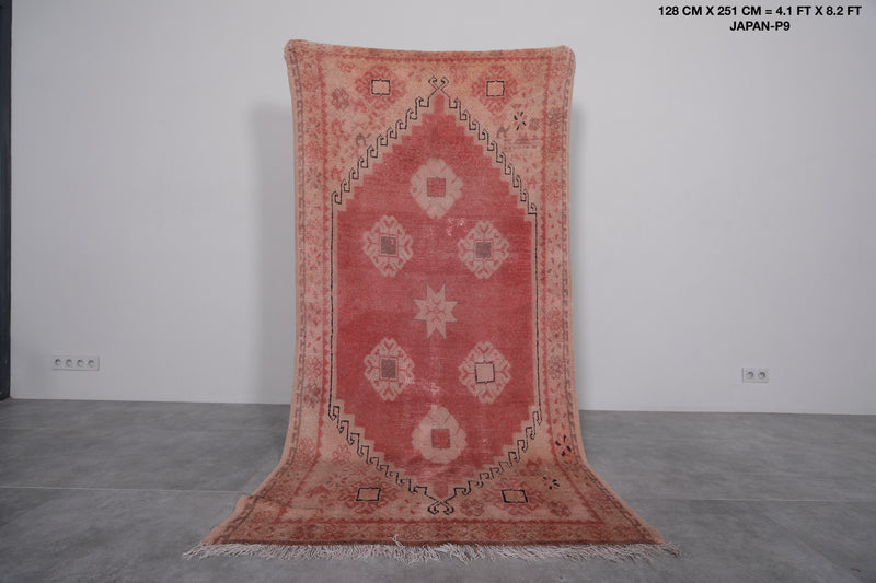 Moroccan rug 4.1 FT X 8.2 FT - Runner moroccan rugs