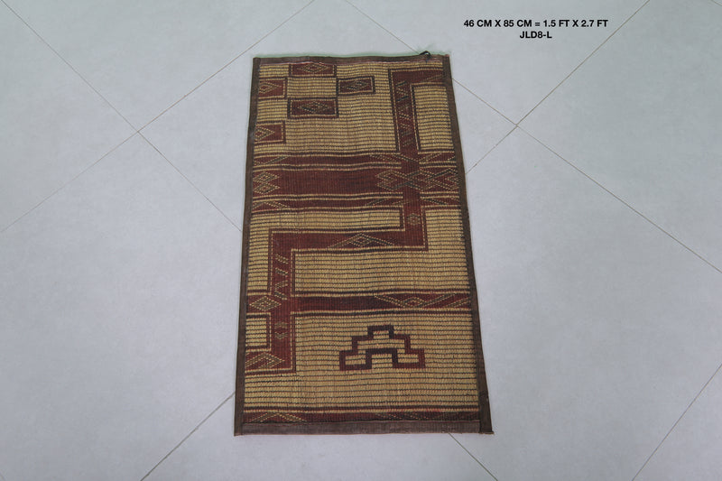 Tuareg rug 1.5 X 2.7 Feet