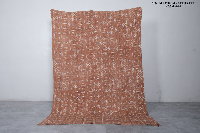 Traditional Handwoven Kilim Rug - 5 FT X 7.2 FT | Warm Earthy Tones