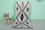 Moroccan berber rug 3 X 7.1 Feet - Boucherouite Rugs