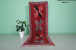 Red Runner Rug 3.3 X 9.6 Feet