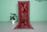 Red Runner Rug 3.3 X 9.6 Feet