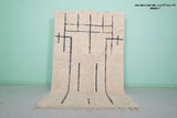 Beni Ourain Rug - Handwoven 5.3 x 8.1 Feet | Moroccan Wool Luxury