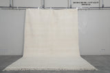 Elegant Moroccan Rug - 7.3 x 9.5 ft | Soft Beige Minimalist Design