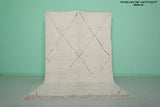 Diamond Moroccan Rug - Handwoven 5.8 x 8.2 Feet | Elegant Wool Design