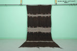 Brown Handwoven kilim 4.8 FT X 9.8 FT