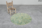 Handmade Moroccan rug - Round rug - wool rug - 3 FT