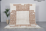 Handmade berber rug 8.2 X 9.9 Feet - tribal rug