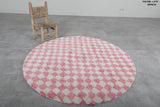 Round Moroccan wool 5 Feet - round rug