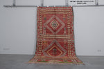 Moroccan Handmade Rug 5.5 x 11 Feet – Unique Berber Red Design