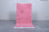 Pink Moroccan rug 2 X 4.1 Feet