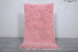 Pink Moroccan rug 2.2 X 3.8 Feet