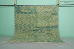 Green Moroccan Rug - Handwoven 6.3 x 6.3 Feet | Modern Wool Accent