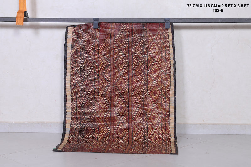 Small Tuareg rug 2.5 X 3.8 Feet