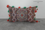 Moroccan Decorative Pillow with Tassels - 15.7 x 25.5 Inches