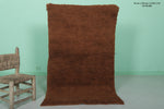 Brown Beni ourain rug 2.9 X 5 Feet