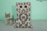 Handmade Runner Rug 2.8 x 5.8 ft Small Tribal Rug