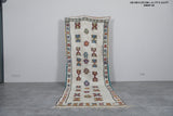 Moroccan runner berber rug 4.1 x 12.3 Feet