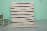 Stripe berber rug 4.3 FT X 5.6 FT ﻿